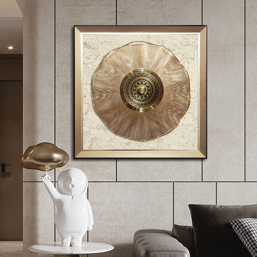 设计师宝藏店铺~金属镶嵌立体画