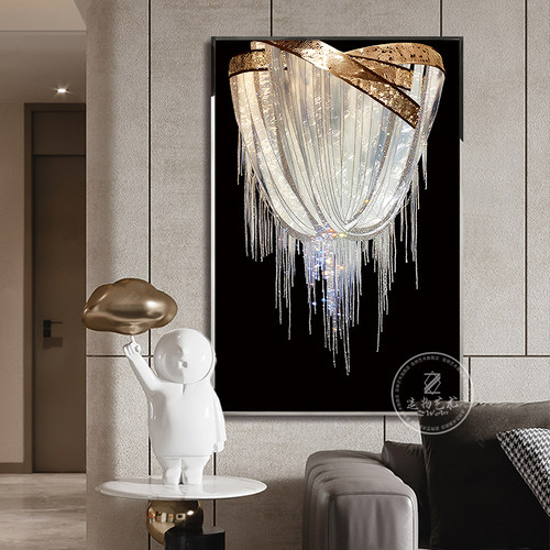 设计师宝藏店铺~镶钻贝壳闪片画