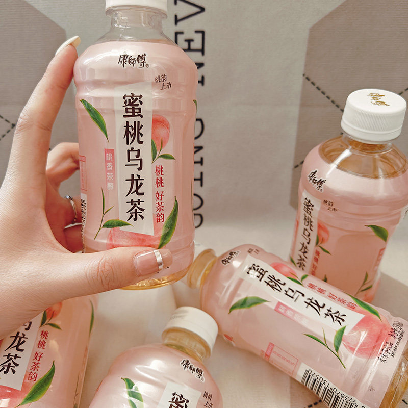 康师傅蜜桃乌龙茶500ml饮品茶饮料解暑茶饮料聚会年货