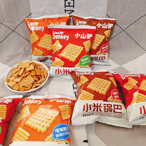 小山驴小米锅巴多口味口袋零食