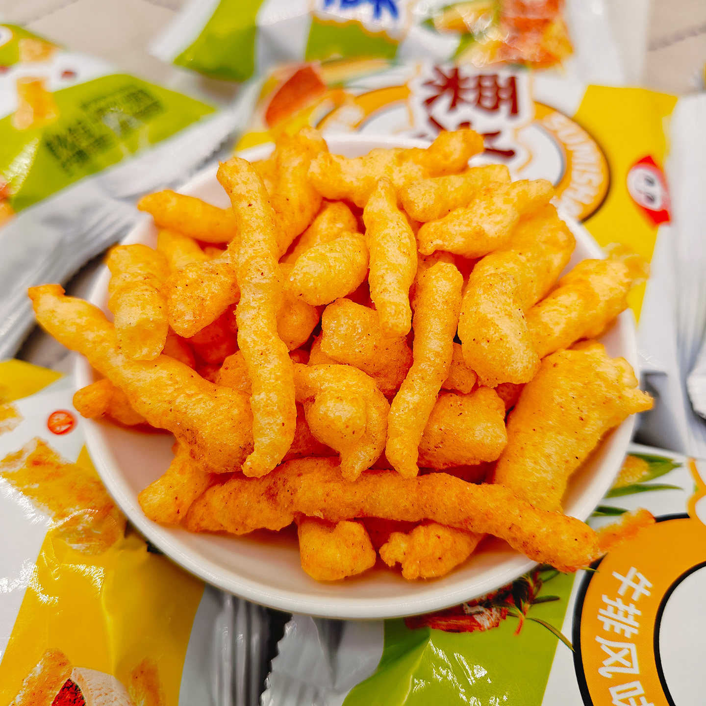 姐馋栗米烧牛排味香辣味零食小吃