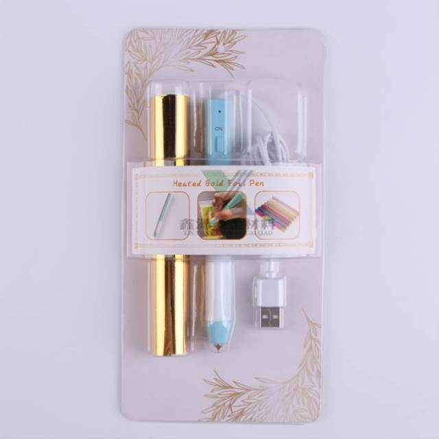 DIY手持加熱燙印筆套裝金箔筆燙金筆Foil 燙金筆工具 燙印膜在類目 辦公設備/耗材/相關服務, 廣告/印刷/繪圖設備, 物料基材, 燙金紙/電化鋁中 - 來自Buy2taobao.com提供專業的淘寶代購服務