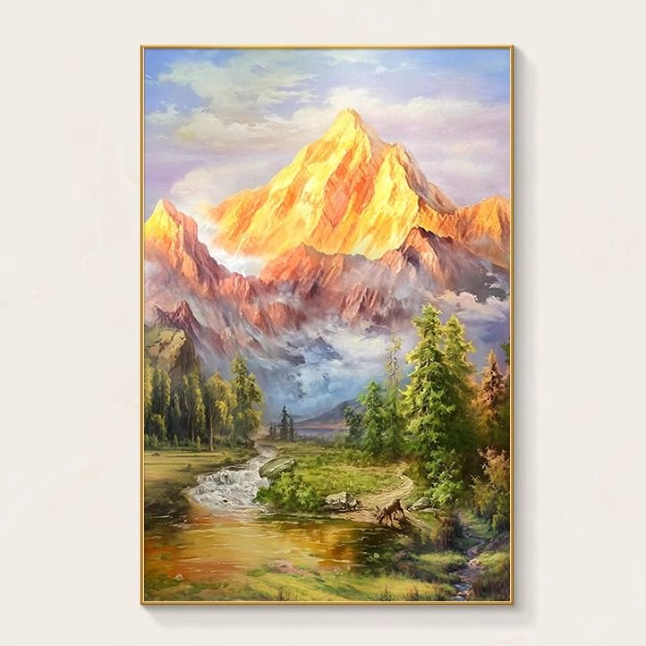 定制专属链接玄关挂画卧室壁画客厅山水画