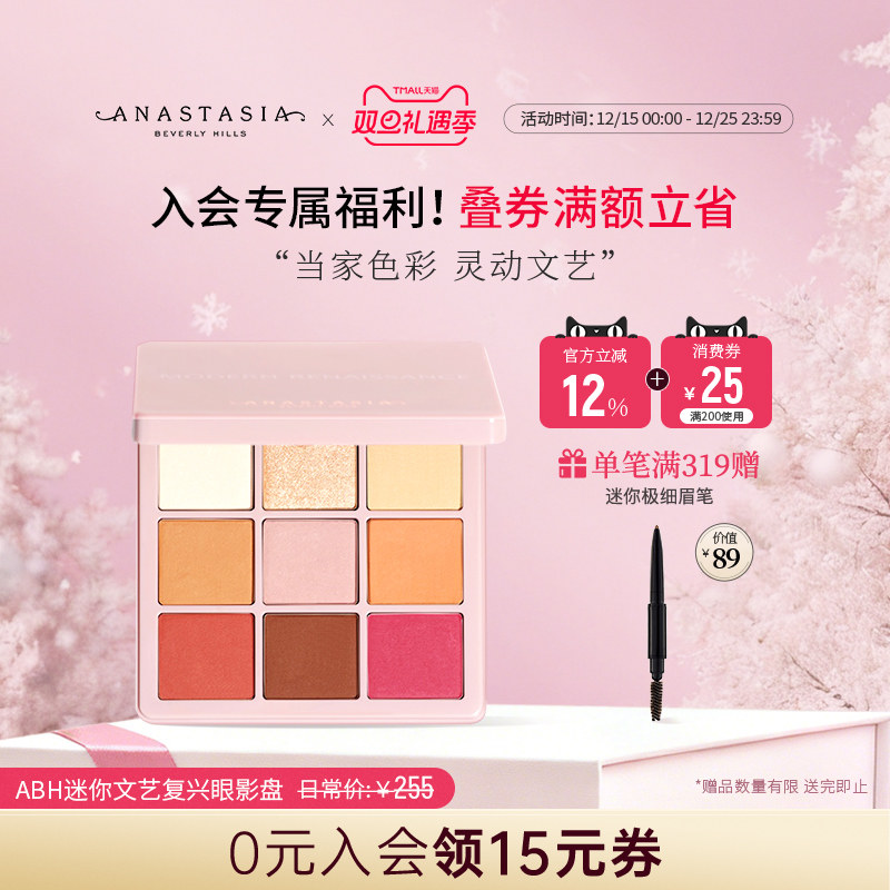 Anastasia迷你文艺复兴9色眼影盘