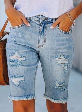 women fifth pants Summer slacks ladies casual shorts jeans