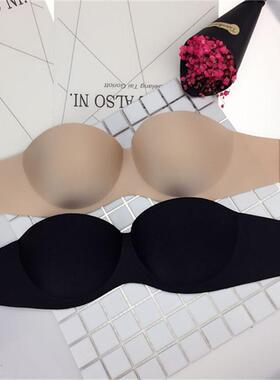 Invisible Strapless Bras Sexy Push Up Bra Silicone隐形内衣女