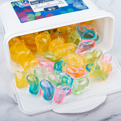 日本北岛洗衣凝珠强力去污留香型洗衣液除螨洁净护色浓缩洗衣液