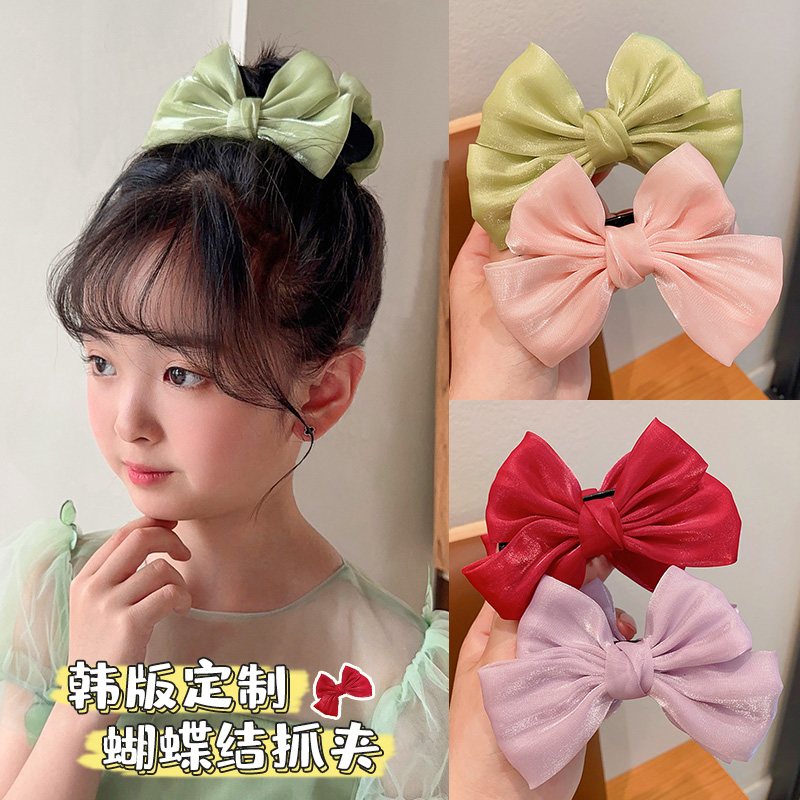 儿童双面蝴蝶结抓夹韩国在逃公主