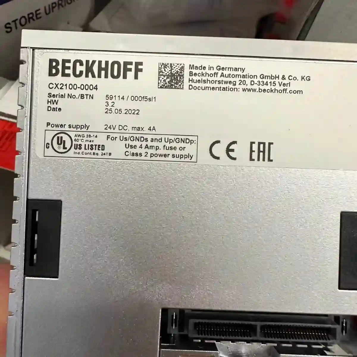 德国BECKHOFF倍福，内存卡CX2900-0038，议价