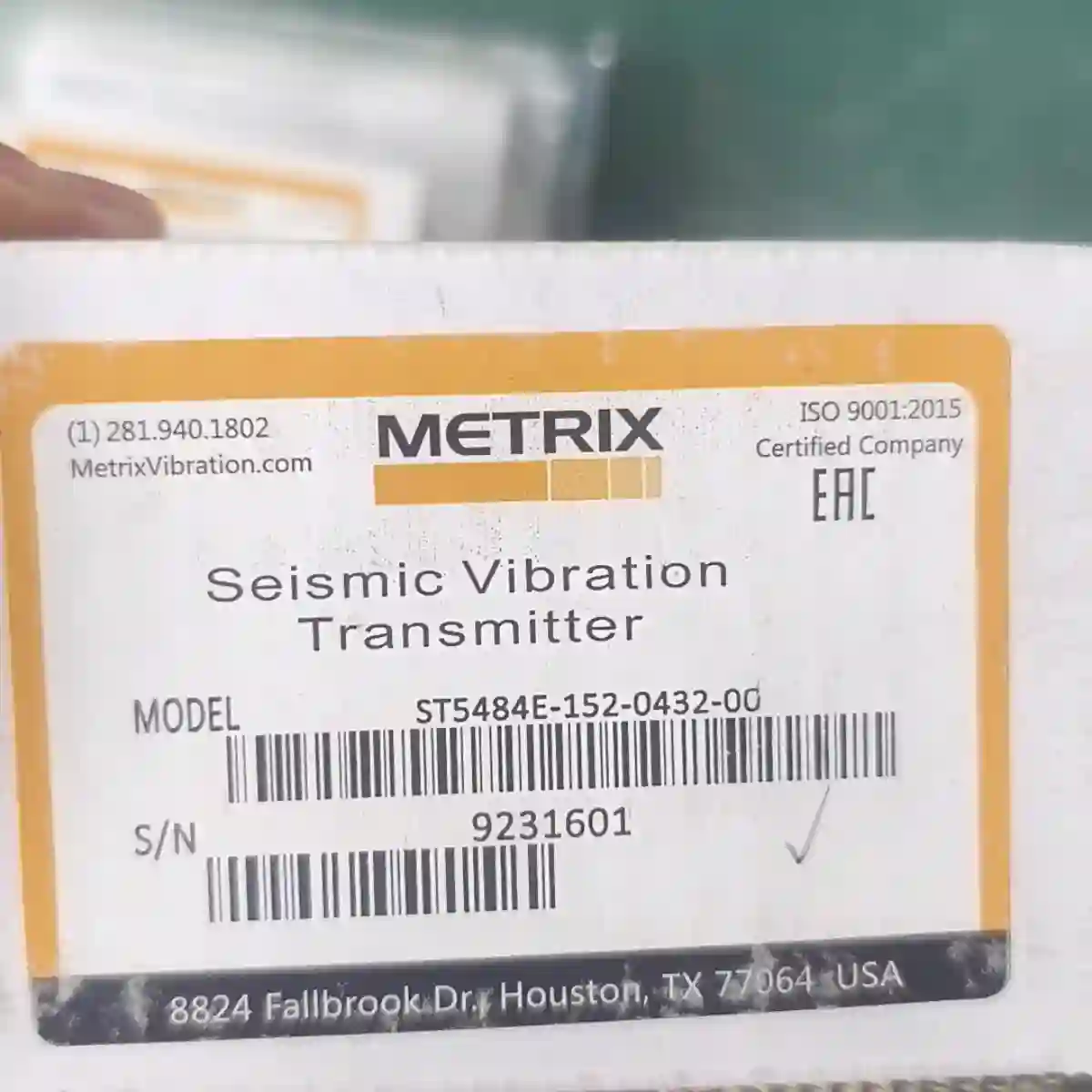 美国METRIX迈确ST5484E-152-0432-0议价