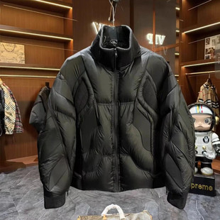 2025SS 高品质 设计师款 黑暗武士盔甲 潮流棉服 时尚 原版