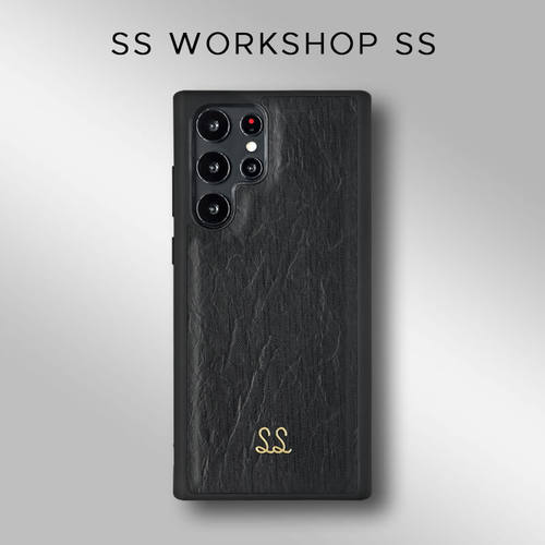 SS牛皮纸纹皮革三星手机壳