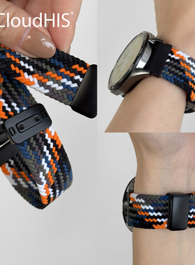 CLOUDHIS适用华为GT6手表带gt5Pro运动watch5女gt3尼龙编织回环gt4腕带gt2男款智能pro折叠Watch3荣耀Magic