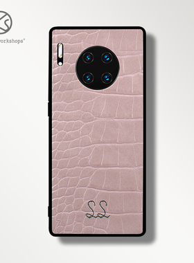 SS原创新款网红高级感鳄鱼纹皮革适用于华为mate60手机壳p40pro保护套软壳rs女全包50硅胶mate30pro十保时捷