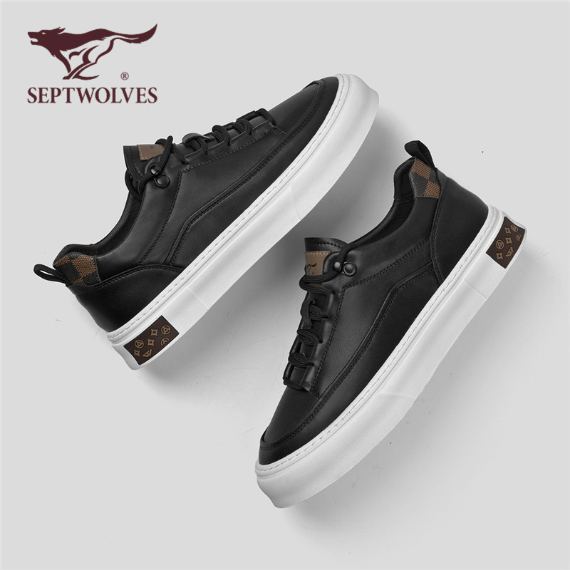 七匹狼2024年新款男士休闲板鞋