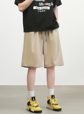 York Zoom夏季轻薄透气速干弹力短裤薄款宽松潮流休闲运动纯色