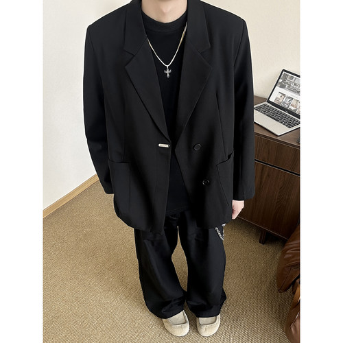 痞帅正肩西服上衣外套