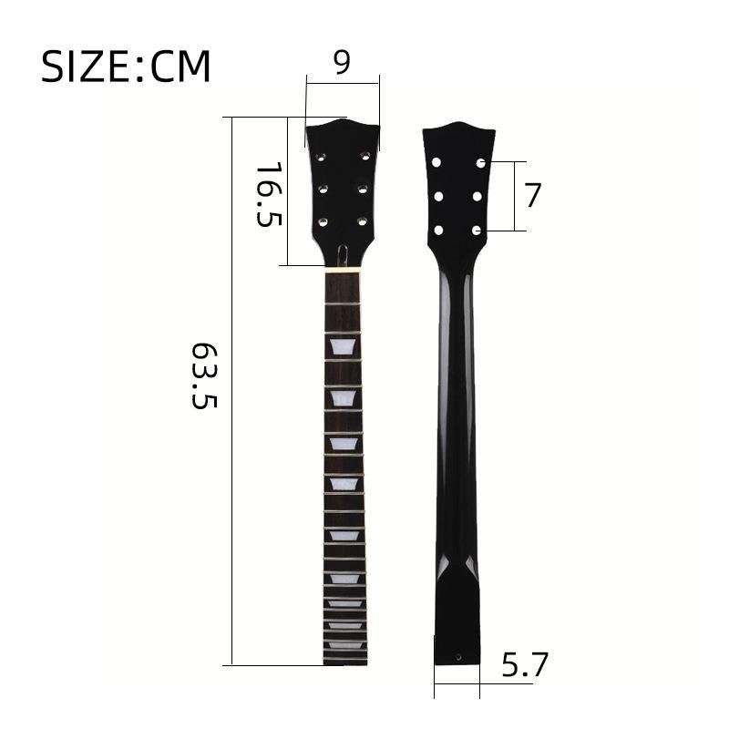 GIBSONLP枫木电吉他琴颈吉布森手柄玫瑰木指板22品黑色亮光