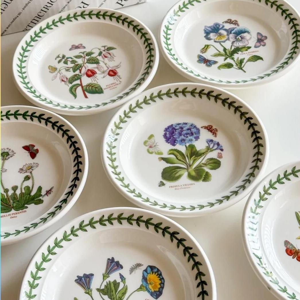 波特美林陶瓷圆盘高级感早餐家用