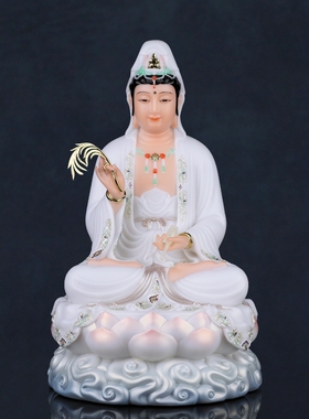 汉白玉祥云观音菩萨佛像释迦牟尼佛地藏王菩萨弥勒佛家用供奉摆件