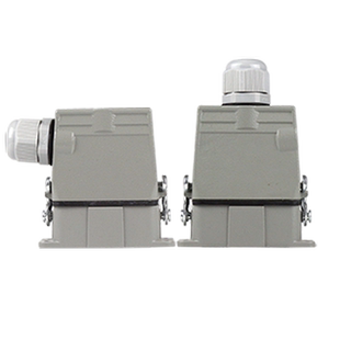 小型重载连接器矩形连接器工业防水插头插座高底座HA-10 16芯32芯