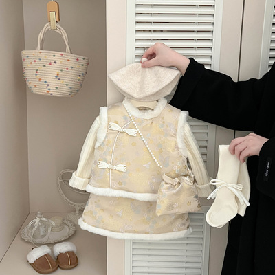 婴幼儿小月龄高级感中式国潮套装