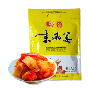 湖北恩施土家族特产施州来凤凤头姜下饭菜泡菜酱菜香辣袋装480g