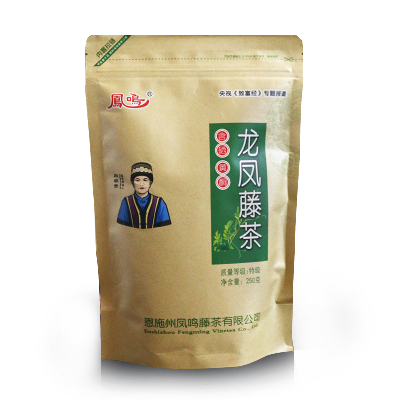 湖北恩施特产特级龙凤藤茶250g含硒凤鸣藤茶