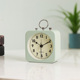 高颜值闹钟设计感钟表复古静音台钟客厅桌面摆台式 摆放时钟可悬挂