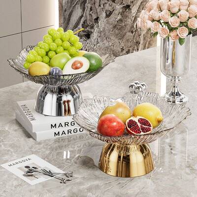 轻奢高级水果盘客厅家用2025新款
