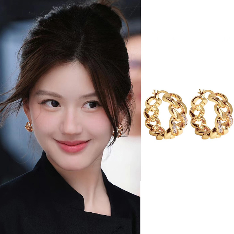 赵露思同款耳环女2025新款高级感