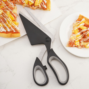 不锈钢披萨剪刀烘培工具 可以拆卸PIZZA剪刀薄饼剪Pizza cutter
