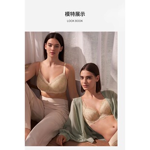 D60-黛-薄款高端Florale系列蕾丝无钢圈调整文胸内衣-11-1883