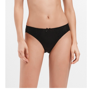 黛 低腰黑色肤色女士女裤 E001880 6805 1条装 D59