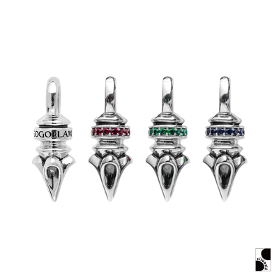 GOGOLLAM美式潮酷铆钉纯银吊坠