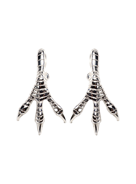 GODSUNS男纯银鹰爪项坠吊坠隔珠