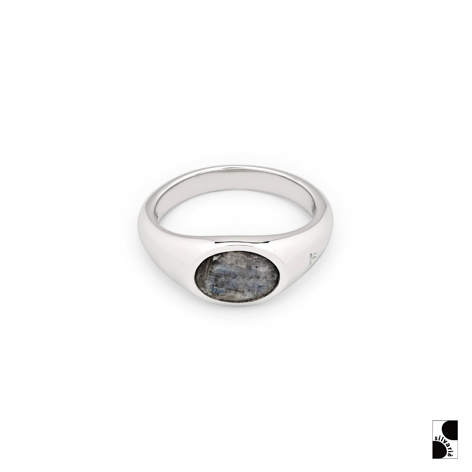 TOMWOOD挪威简约拉长石纯银戒指