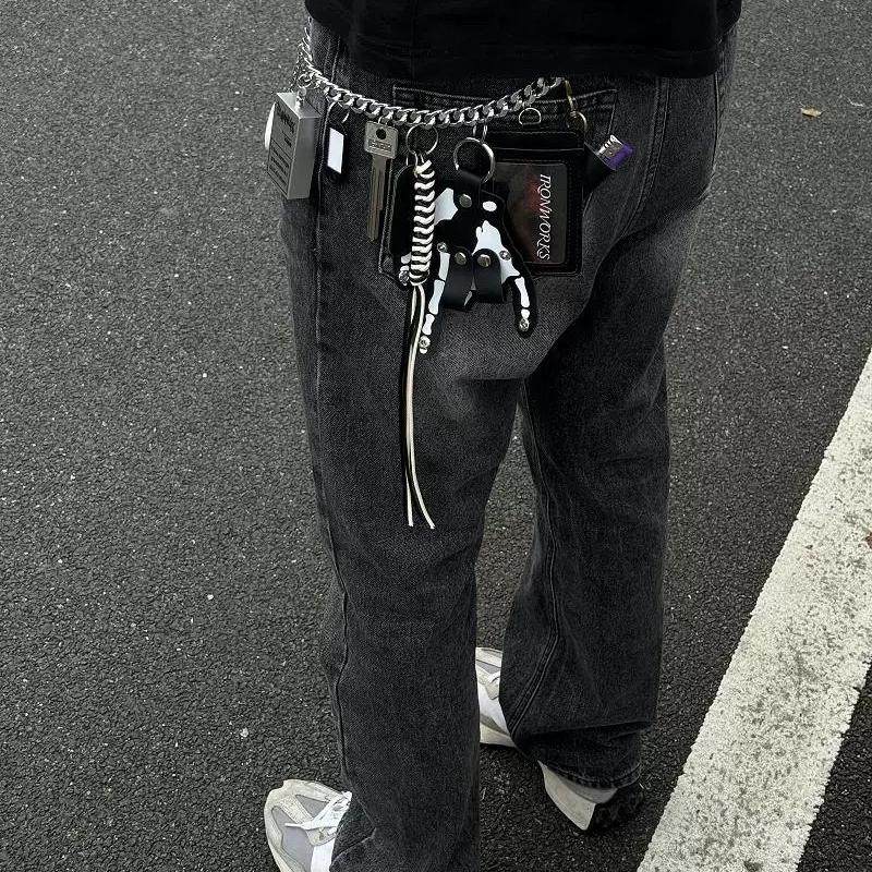 JUSSING原创多功能骷髅手掌编织绳裤链腰挂潮流穿搭钥匙扣挂饰,服饰配件/皮带/帽子/围巾,腰带/皮带/腰链,淘宝优惠券,粉丝福利购,淘宝优惠卷