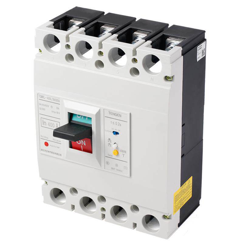 天正TGM1L-400L/4300空气开关塑壳漏电保护断路器4P三相四线总闸