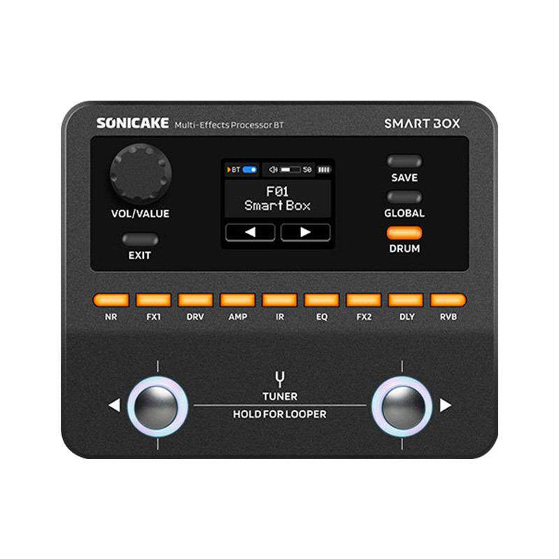 Smartbox电吉他综合效果器蓝牙贝斯鼓机伴奏声卡内录