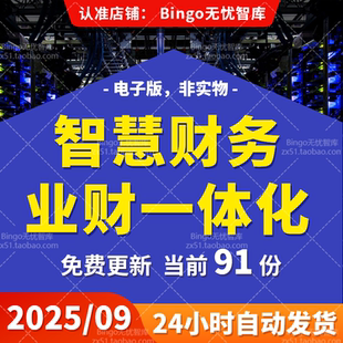 2025智慧财务业财一体化共享服务预算数字化转型管控规划解决方案