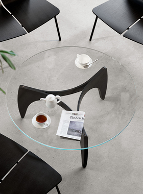 Fritz Hansen PK60™ 设计师款咖啡桌餐厅客厅休闲餐桌玻璃面茶几