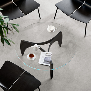 Fritz Hansen PK60™ 设计师款咖啡桌餐厅客厅休闲餐桌玻璃面茶几