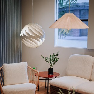 现货 北欧简约餐厅吊灯 进口GUBI Pendant 客厅轻奢吊灯 Turbo