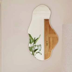 Ferm Living Pond Mirror 镜子湖泊镜墙面穿衣镜异形卧室化妆镜