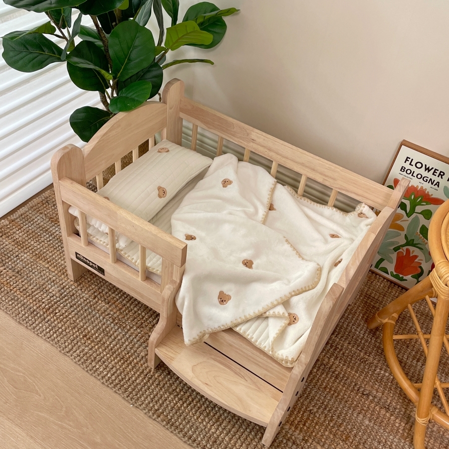 宠物床保暖纯棉床笠枕头被子床品