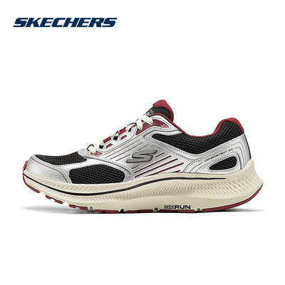 斯凯奇25夏男鞋厚底回弹耐磨休闲运动鞋缓震跑步鞋220884/BKRD