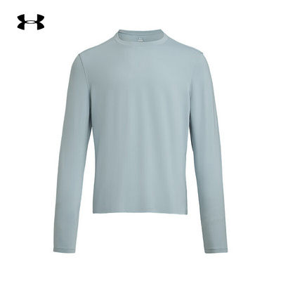 安德玛UA春夏款Meridian男子柔感训练运动休闲长袖T恤1386975-465