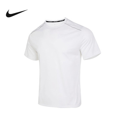 NIKE耐克男T恤夏季新款运动训练速干透气短袖跑步上衣AJ7566-100