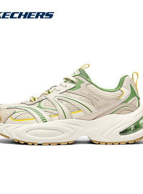 Skechers斯凯奇25春男鞋新款休闲透气网布时尚运动鞋183199-NTGR